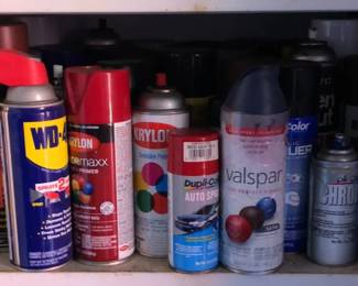 Paint And Misc Cans Mystery Lot