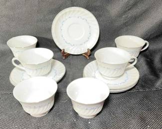 Celebrity Fine China Evening Tide Cups And Saucers