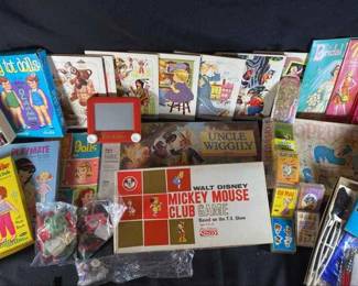Vintage Card Games Playskool Puzzles Uncle Wiggily Operation Board Games Cut Out Dolls