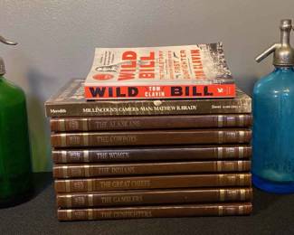 7 Books Of The Old West By Time Life, Mr.Lincolns Camera Man, Wild Bill By Tom Calvin