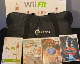 Wii Fit Board, Lets Dance Pad And Games