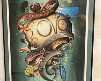 One of several colorful and fun Cirque Du Soleil posters