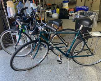 Pair of Trek bicycles