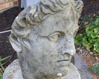 Cement head planter