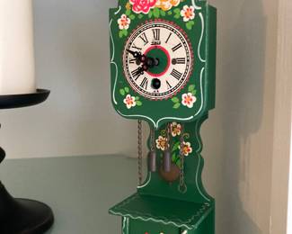 Miniature grandfather clock