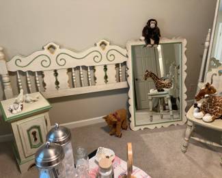 Partial bedroom suite Queen bed frame