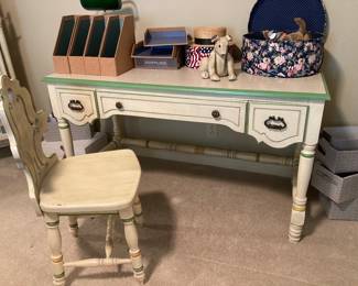 Matching desk and chair