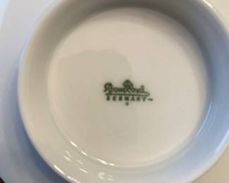 Bottom stamp of Rosenthal china set