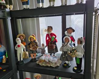 Byers Choice Carolers Dolls.  Some RARE.  Buy the LOT!