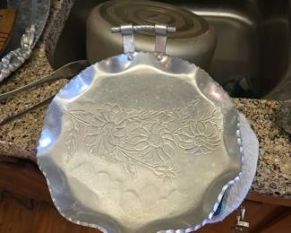 Smaller Tidbit Tray. Aluminum