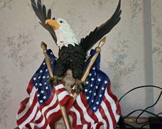 Eagle & Flags
