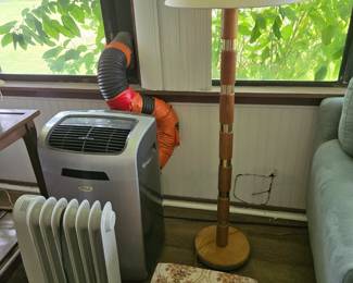Floor Lamp, Storage Footstool, Room Radiator, Room AC