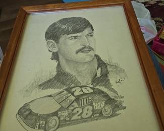 Davey Allison Pencil Drawing