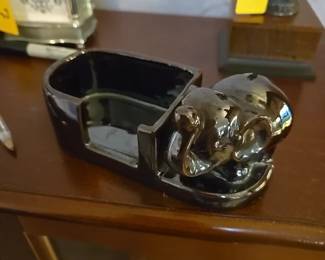 Occupied Japan Elephant. Use for Business Cards or Sugar Packets.  Originally held Mini Ashtrays