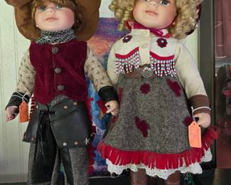 Cowboy & Cowgirl Dolls