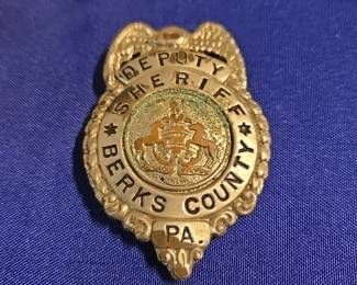 VTG Deputy Sheriff Badge-Berks County PA