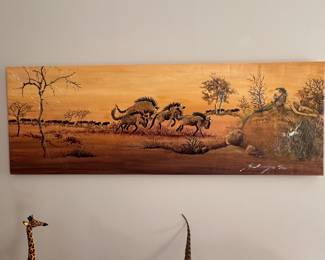 African canvas art