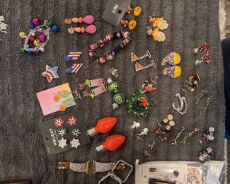 Lot of seasonal costume jewelry