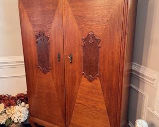 Antique Art Deco armoire