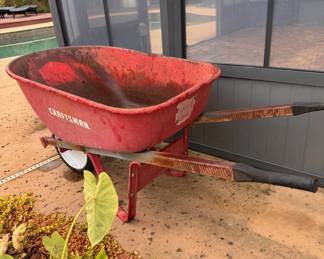 Craftsman wheelbarrow, LOT 19