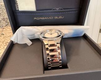 Porsamo Bleu watch, new in box