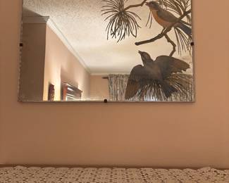Vintage Bird Mirror