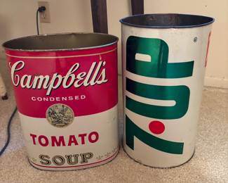 Vintage Trash Cans