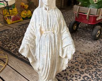 Concrete Virgin Mary