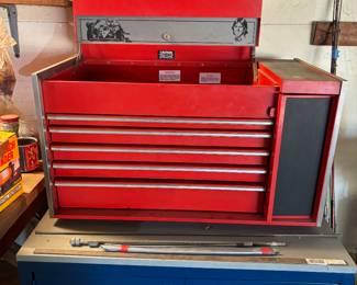 Vintage Rick Mears Snap-On 12  Drawer Tool Chest