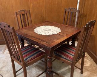 Antique Table and Chairs