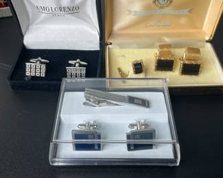 Men’s Cufflinks sets: Anson, Krementz