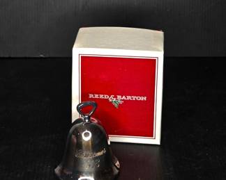Reed & Barton silver plate bell vtg