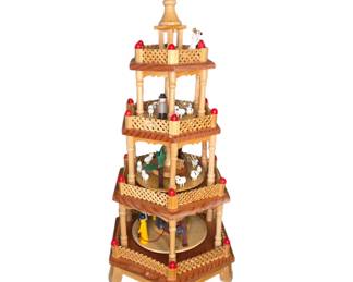 German Christmas pyramid, Weihnachtspyramide vtg