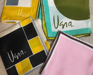 Vintage Vera & Echo silk scarves