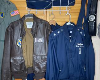 Air Force jackets and caps