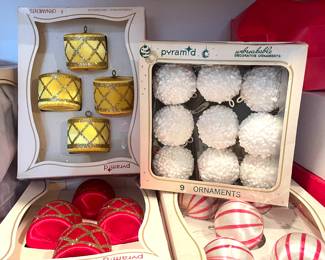 Vintage Pyramid ornaments