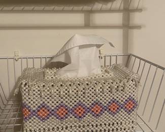 Beaded tissue cover vtg