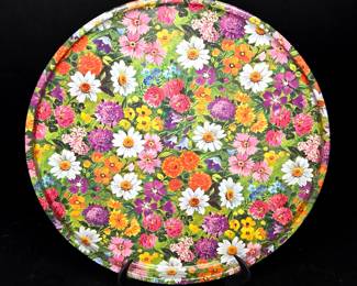 Vintage metal tray