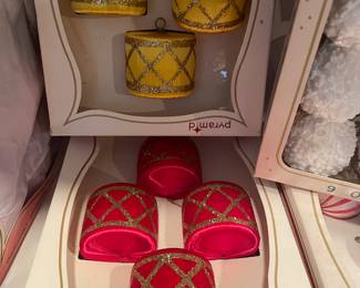 Vintage Pyramid ornaments