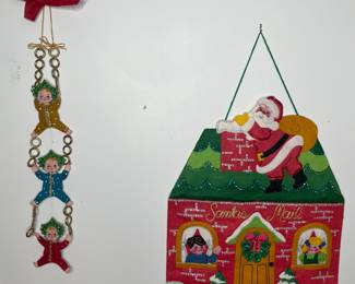 Vintage felted holiday decor