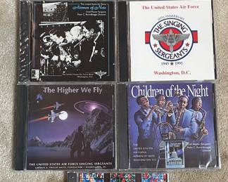 US Air Force CD collection vintage