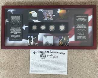 2003 Iraqi War Presentation Coin Shadow Box (2)