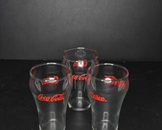 Vtg Coca Cola glasses