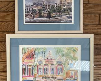 “Dixie Promenade" by artist Merry Pierce Lowrey
Framed print Charleston SC
