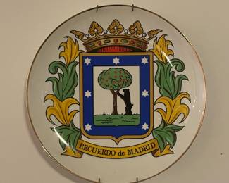 Decorative Madrid Spain plate