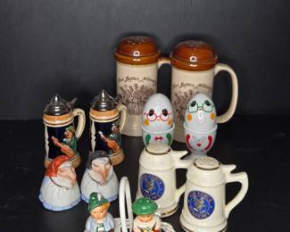Huge collection of vintage sale & pepper shakers