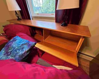 King Bed with Storage Headboard