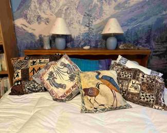 Full Bed with Storage Headboard