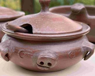 Set of Pig Crocks