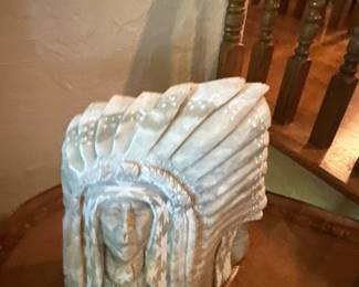 Alabaster - Native American statues